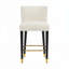 27" Upholstery Barstool with durable metal legs-1524368124