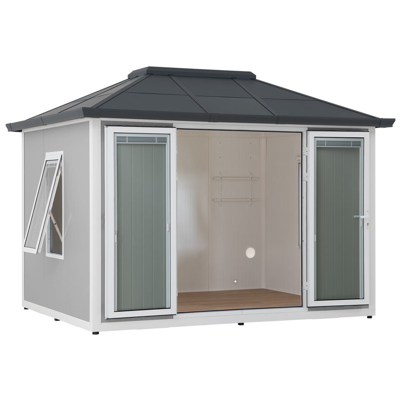 Riga 12 ft. 6 in. W x 9 ft. 9 in. D Garage Shed