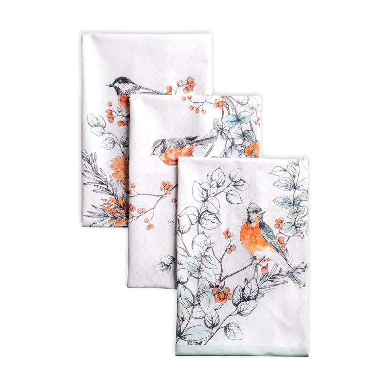 Ensemble de 3 serviettes à thé Whitish