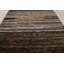 Textural Hand Knotted Silk Area Rug in Brown, Blue, Beige, Black