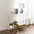 30" Acrylic Console Table with Shelf
