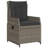 Garden Dining Set Gray, Black, Dark Gray-1317225315