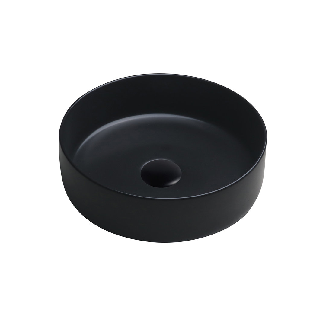 7844 Ceramic 35cm Vert Round Countertop Basin