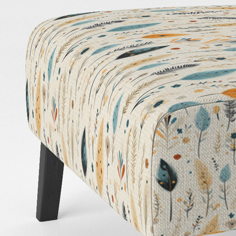 Fauteuil de chambre bohème antique et beige