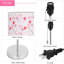 Lampe de chevet argentée 16,3 po Tanyeli