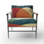 Chaise avec accoudoirs rembourrée Retro Dreamscape-475999294
