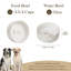 Hexagon Embossed Pattern Anti-skid Stoneware Dog Bowl-116384245