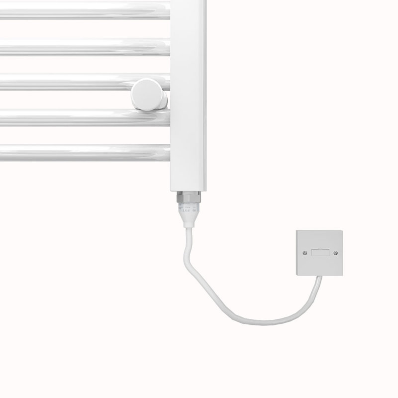Ailisha Straight Towel Rail Heated Towel Rails, White