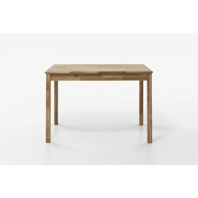 Erik Beech Solid Wood Dining Table, 75cm H x 110cm L x 70cm W