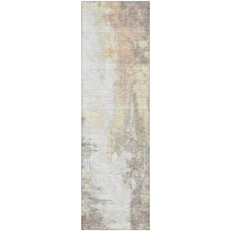 Premium Machine Washable  Abstract Rug, Runner 2'3" x 7'6"