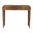 Golden Teak Curved Dressing Table