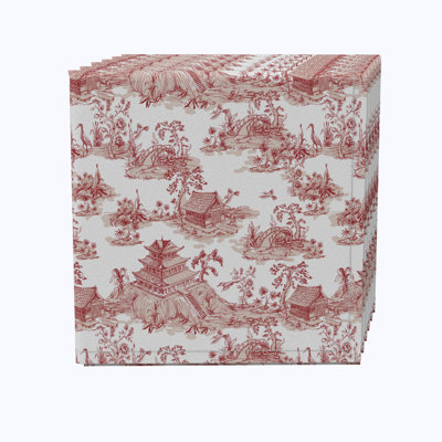 Cotton Floral Square Napkin