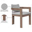 Chaise d'extérieur rembourrée en tissu Newport Glenmore-549192824