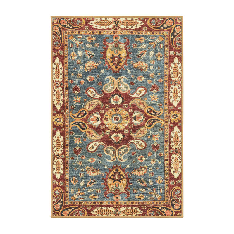 Tapis abstrait moderne 3296, Tapis de couloir 2 pi x 5 pi