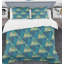 Ensemble de housse de couette de luxe mid-century waves rétro-40703449-48185052