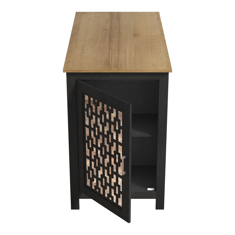 Allysyn 46.8"W Wood Kitchen Island with Storage