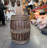 Barrel With Rope Life Size Statue