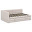 Lit de jour en L pleine grandeur avec lit gigogne escamotable et ports USB pour la chambre à coucher du salon-367912533