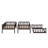 Triple Wood Bunk Bed, With Ladders, Guardrails Detachable Bunk Bed-399701411