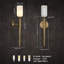 Ephraim 1 - Light Dimmable Cylinder Armed Sconce With Alabaster Shade-2008003263-1983676099