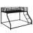 Sturdy Metal Drop-Down Bunk Beds-1210103616