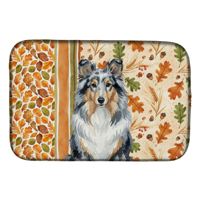 Tapis de séchage Blue Merle Sheltie Heirloom