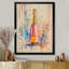 Elegant Champagne Showers II - Champagne, reproduction d'art murale-197516338-197516347