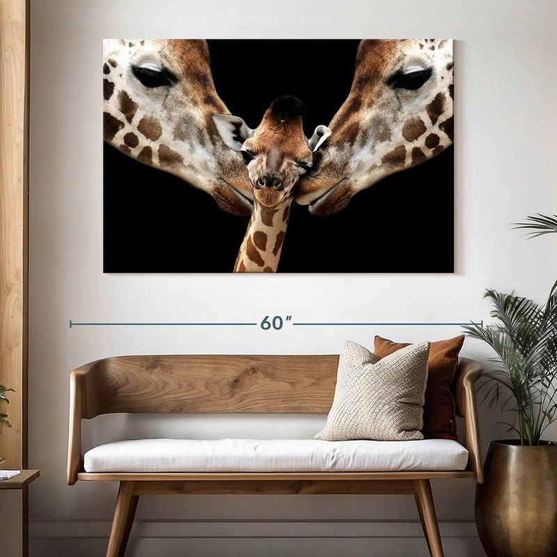 Happy Family girafe, H 34 po x l 51 po