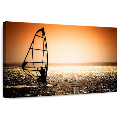 Sireci Windsurfer Sunset