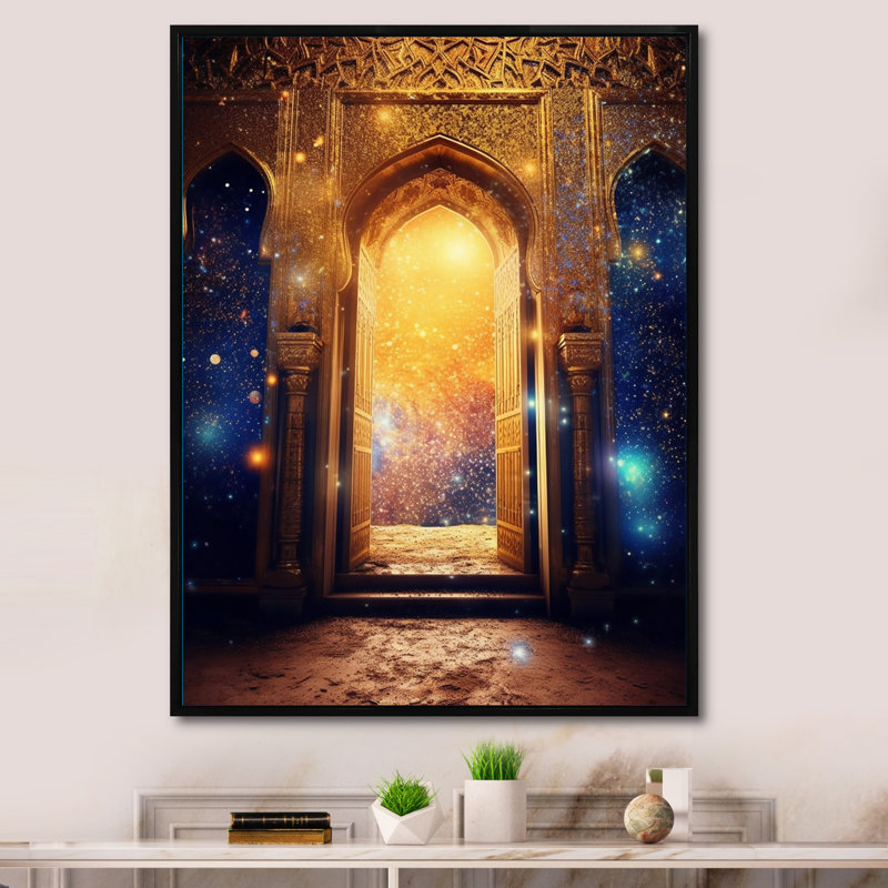 " Golden Gate Bohemian Vibes ", Black Floater Framed, 20" H x 12" W x 1" D