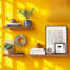 Industrial Wall Mounted Floating Shelf-1399151507