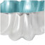 Ensemble de bols décoratifs en métal et aluminium sarcelle Briken-1139562971