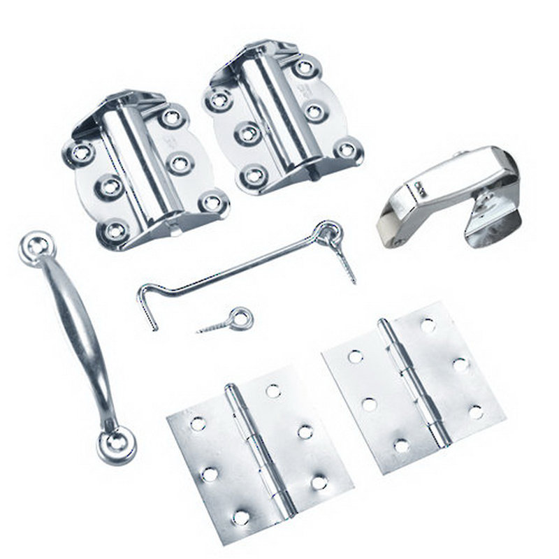 Ensemble de loquet de porte moustiquaire, Zinc
