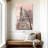 Nicci Eiffel Tower Pink Sky-117533881