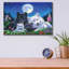 «Howling Moon» par Bridget Voth, art mural en verre acrylique-2147341899