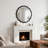 Irregular Wall Mirror,Wood Round Farmhouse Mirror Unique Vanity Mirror,24" Nature Wooden Modern Bathroom Mirror for Washroom Living Room Bedroom-876956705-876956711