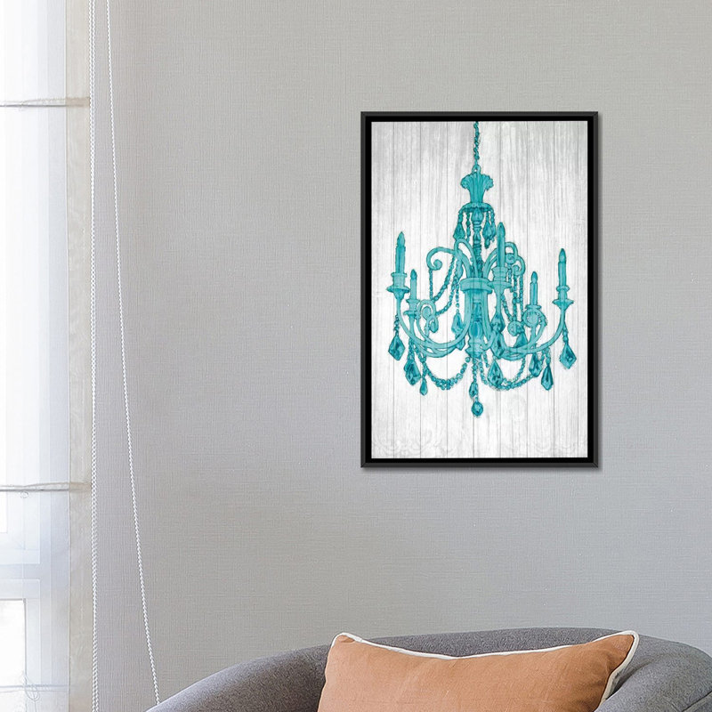 Luxurious Lights III, impression sur toile tendue, H 26 po x l 18 po x P 1,5 po, Toile avec cadre noir, Pas de tapis