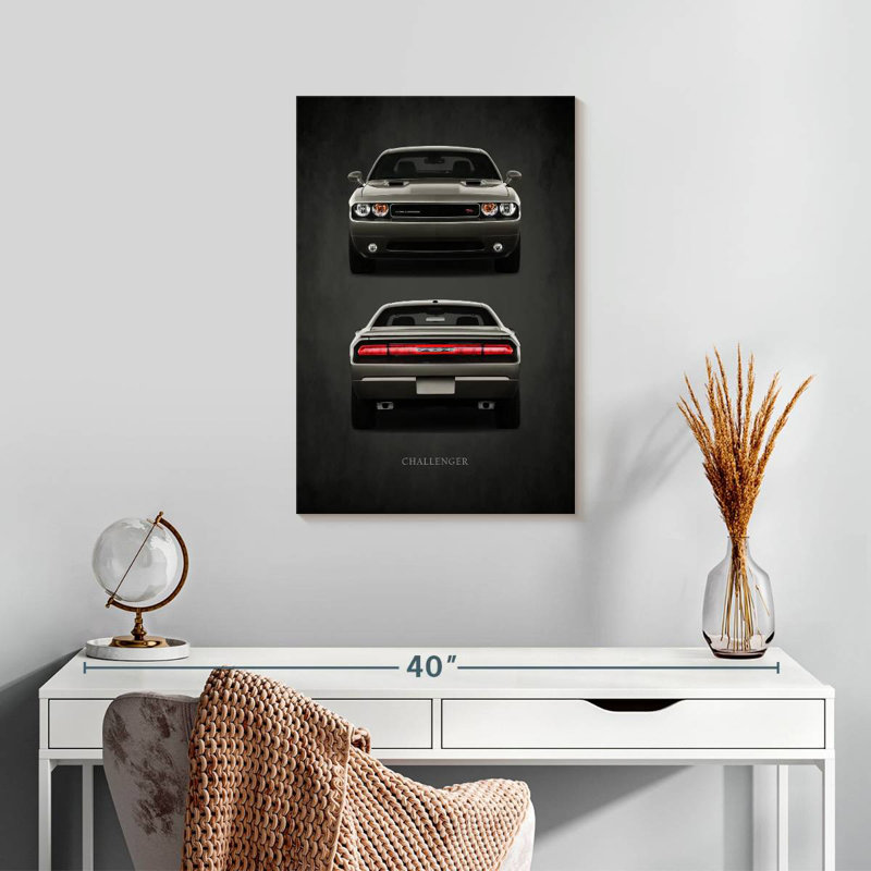 Mehar Dodge Challenger RT, 24" H x 16" W