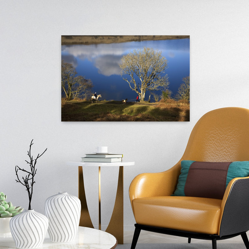 «Carrickavantry Reservoir», comté de Waterford, Irlande, H 16 po x l 24 po