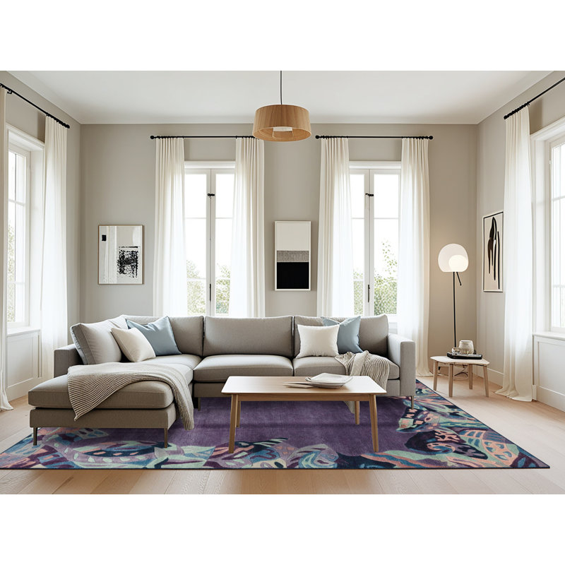 Tapis multicolore Mila-Rose, Rectangle 8 pi x 10 pi