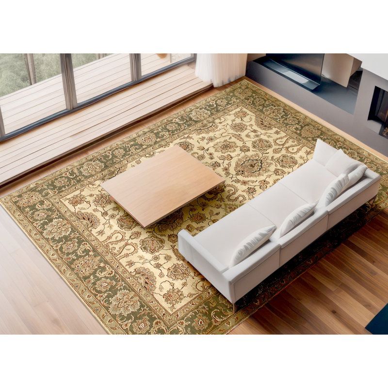 Handmade Wool Oriental Area Rug, Rectangle 10' x 14'