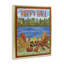 «Happy Fall Bonfire», art mural encadré sur toile flottante par Paul Brent-1255764395-1255764397