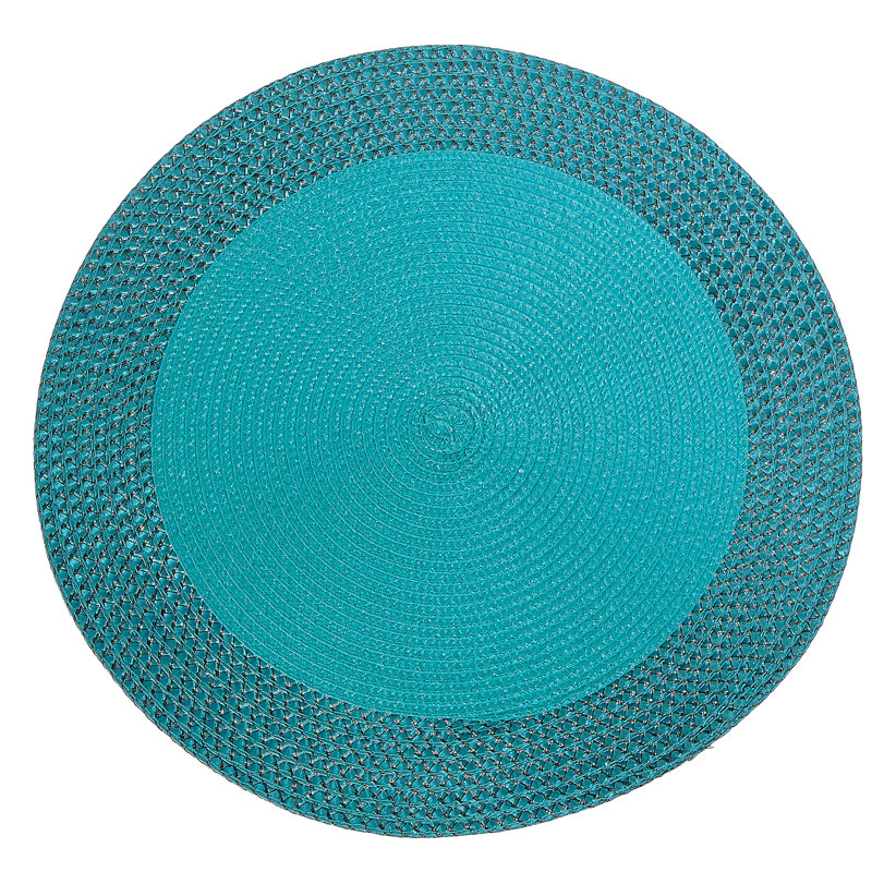 Récapitulatif rond en vinyle, Bleu sarcelle