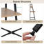 Metal Base Writing Desk-857219362