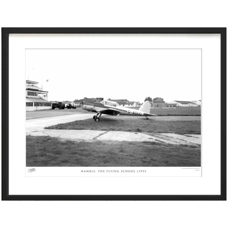 Hamble, The Flying School C1955 by Francis Frith - Single Picture Frame Print, 45cm H x 60cm W x 2.3cm D