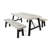Misty 4 - Person Acacia Wood Patio Dining Set with Rectangular Table-28219830
