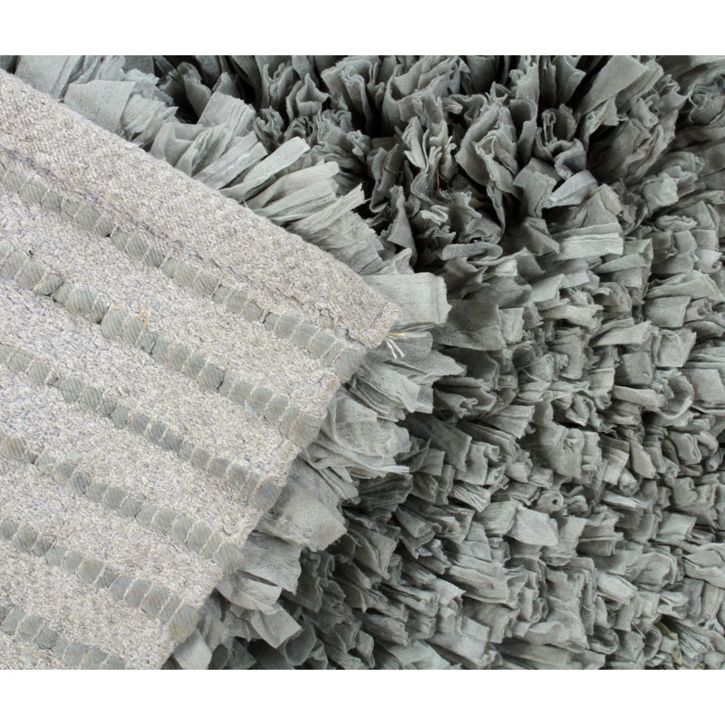 Karnowski Non-Slip Bath Rug, Gray