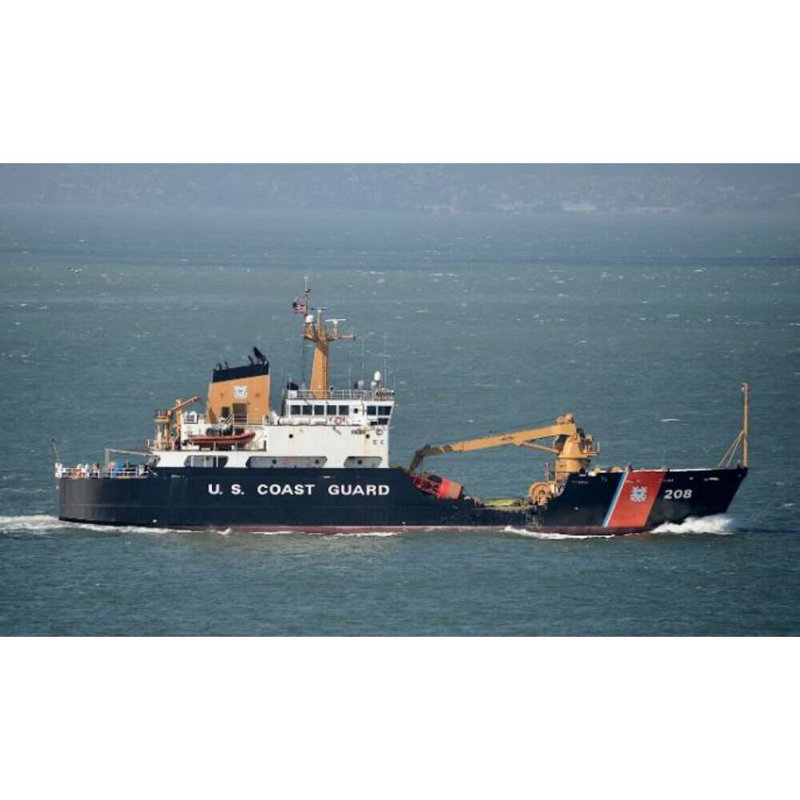 USCG Aspen (WLB-208), modèle de navire, H 10 po x l 30 po x P 5 po