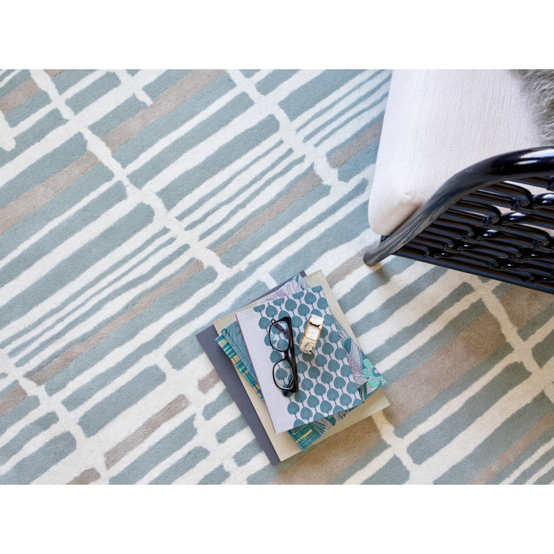 Abstract Area Rug, Rectangle 8'2" x 11'6"