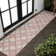 Kaliee Modern Geometric Tile Pattern Salmon/Cream Indoor/Outdoor Rug